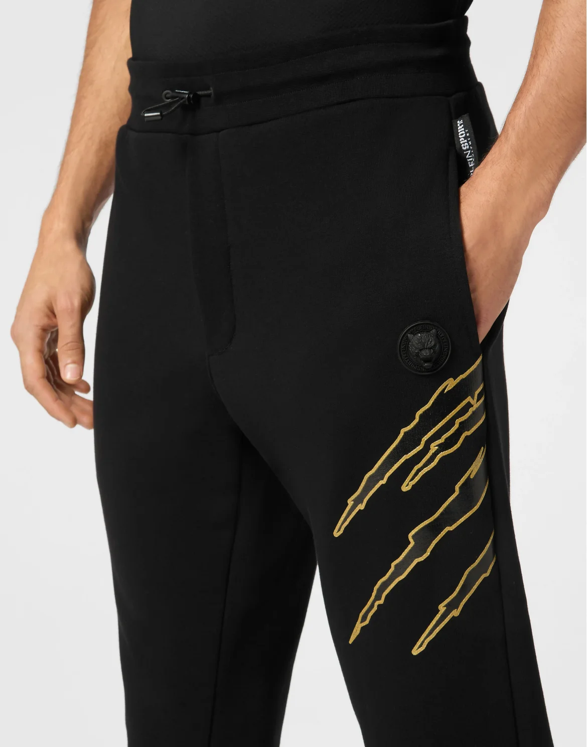 Loose Fit Jogging Pants Lamina Scratch, цвет: Золотой