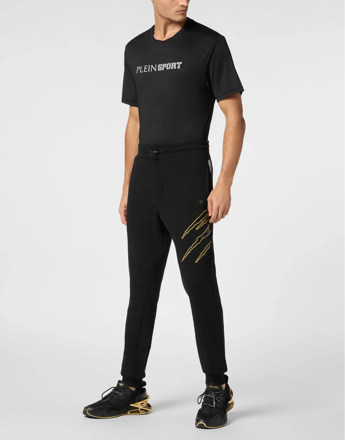 Loose Fit Jogging Pants Lamina Scratch, цвет: Золотой