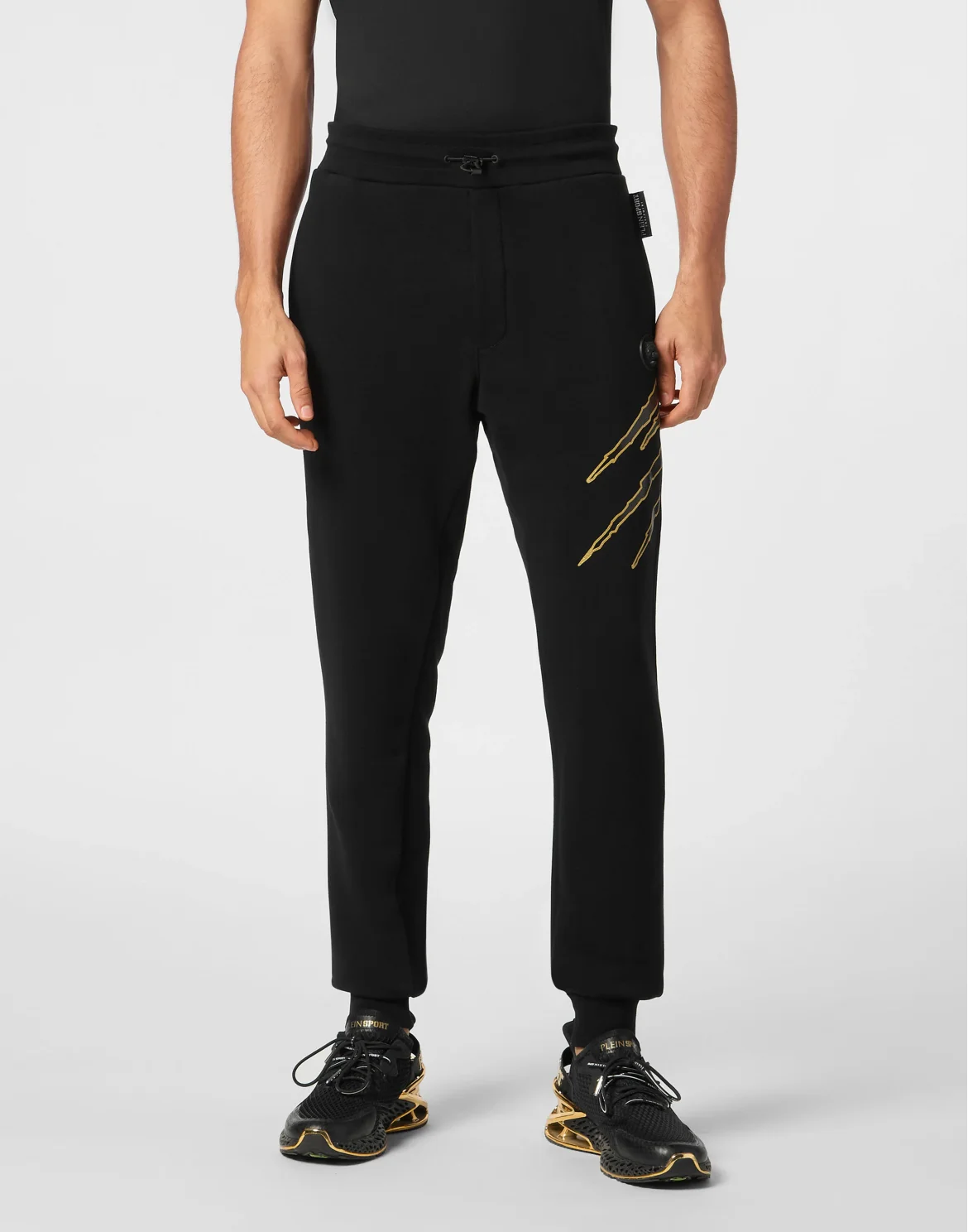 Loose Fit Jogging Pants Lamina Scratch, цвет: Золотой