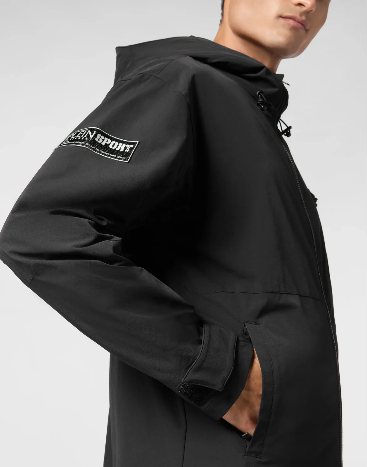 Technical Nylon Jacket LS Scratch, цвет: Черный