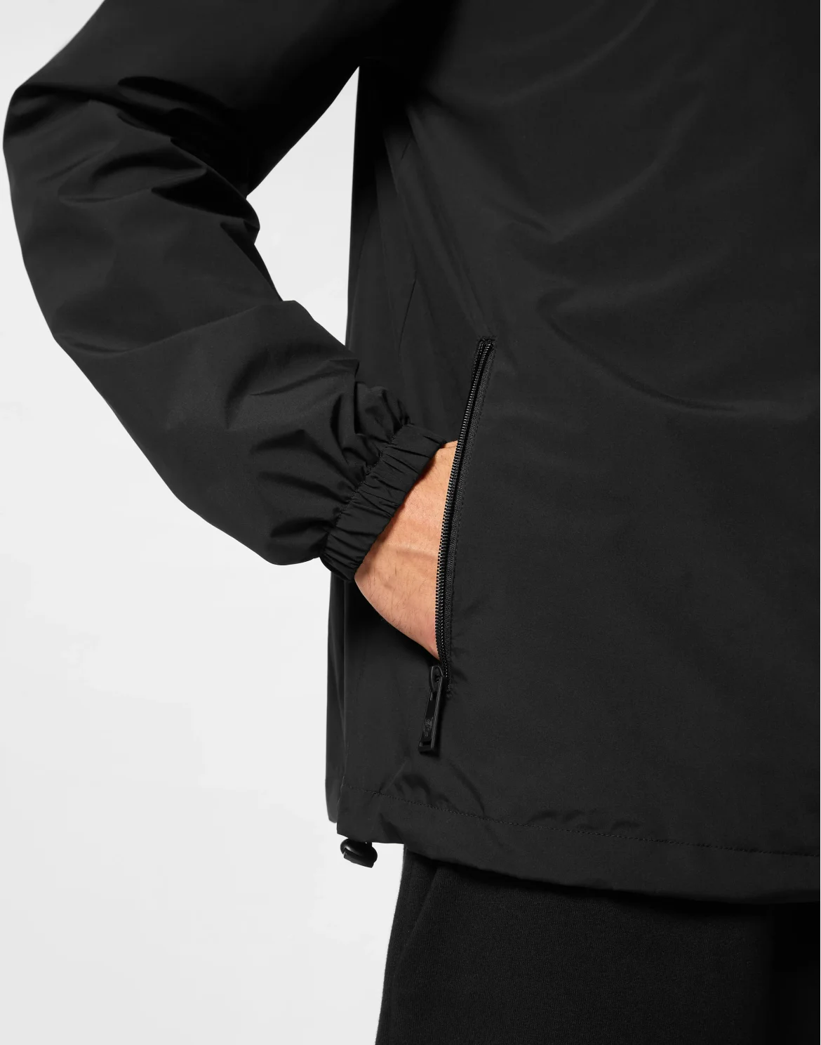 Nylon Windbreaker LS, цвет: Черный