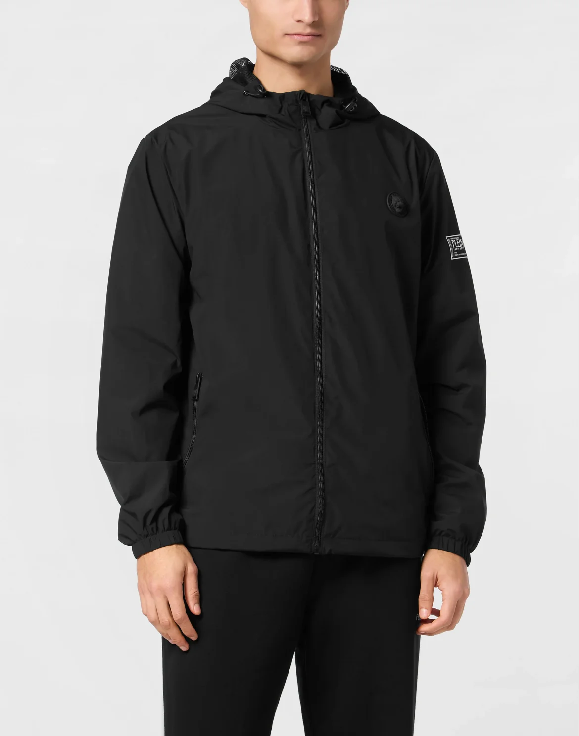 Nylon Windbreaker LS, цвет: Черный