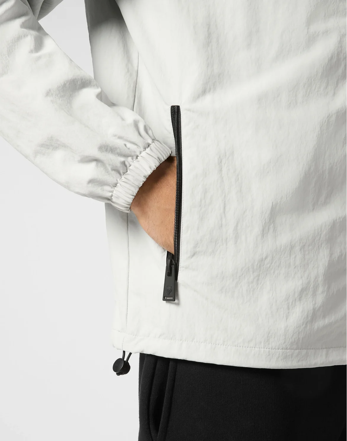 Nylon Windbreaker LS, цвет: Серый