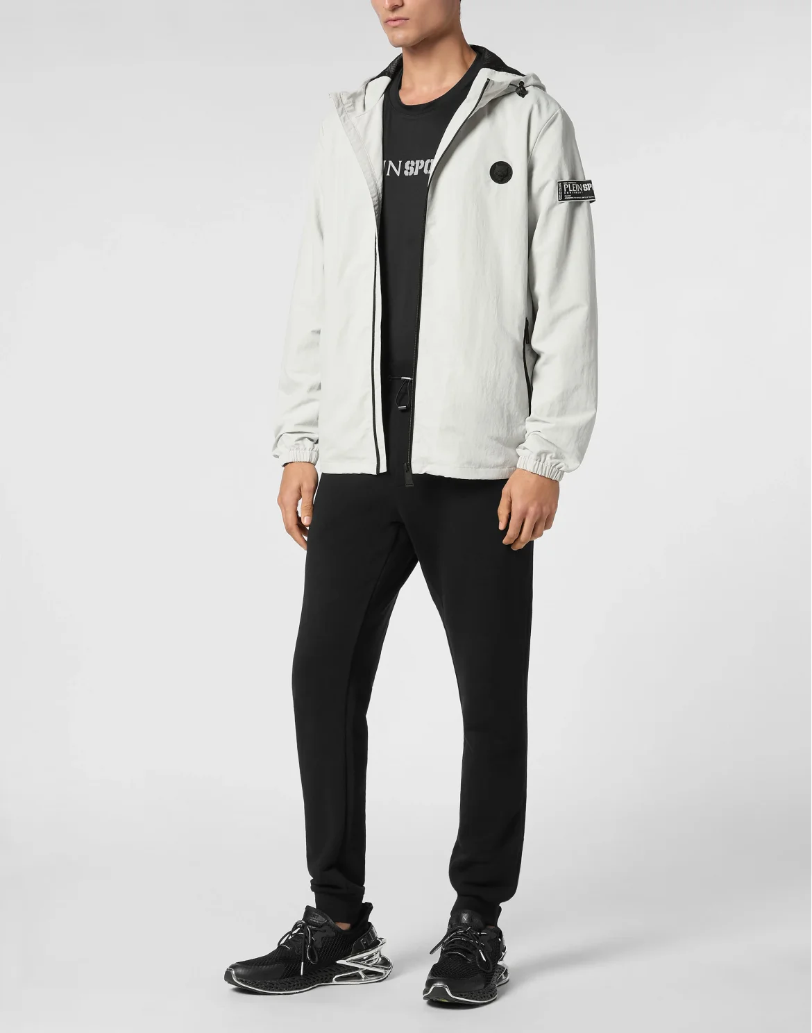 Nylon Windbreaker LS, цвет: Серый