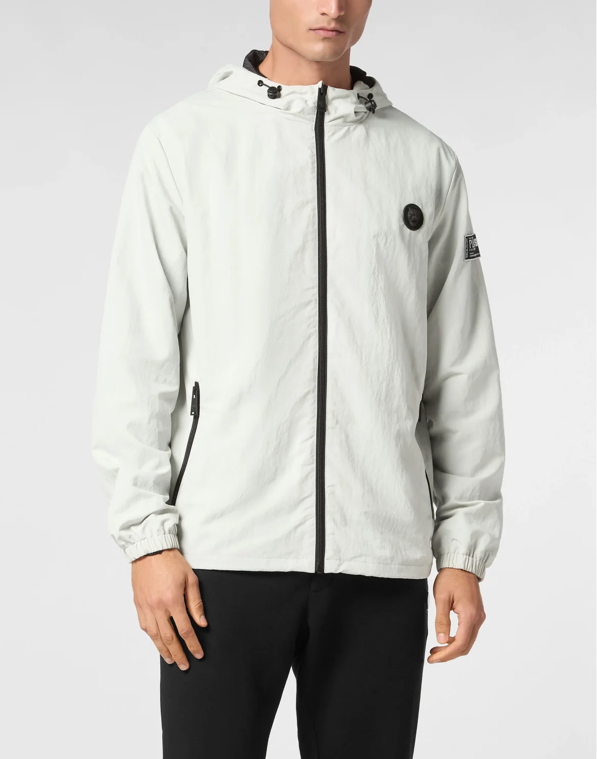Nylon Windbreaker LS, цвет: Серый
