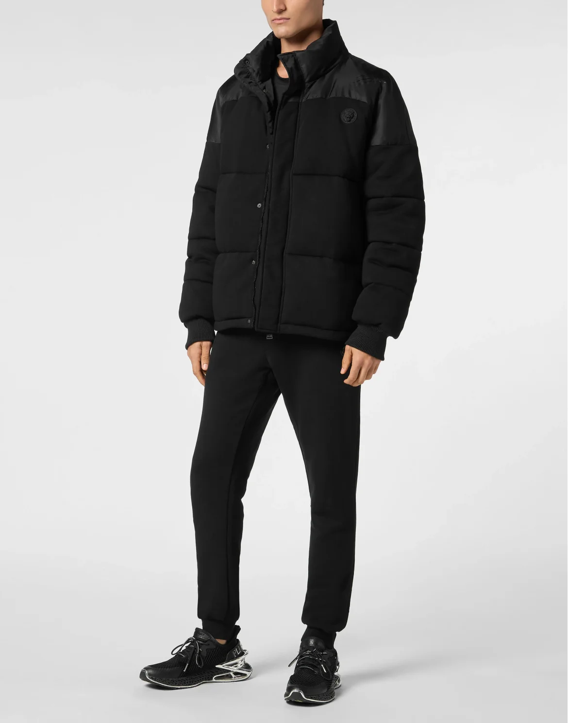 Hybrid Jersey Puffered Jacket LS, цвет: Черный