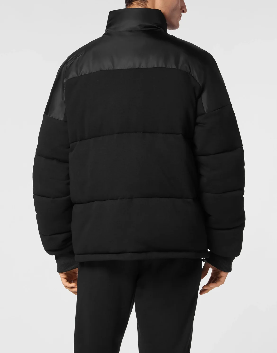 Hybrid Jersey Puffered Jacket LS, цвет: Черный