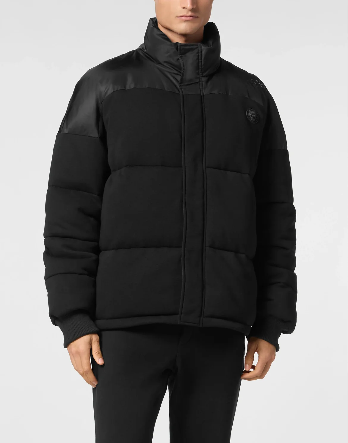 Hybrid Jersey Puffered Jacket LS, цвет: Черный