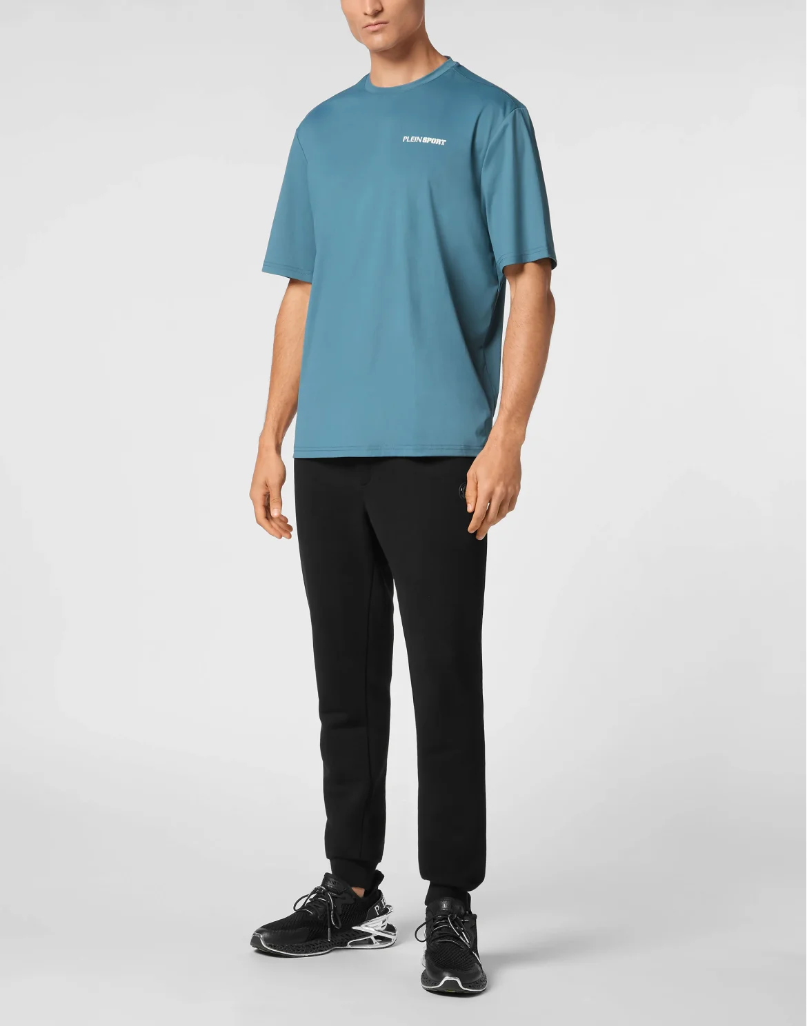 Micro Rib T-shirt Round Neck SS, цвет: Бирюзовый