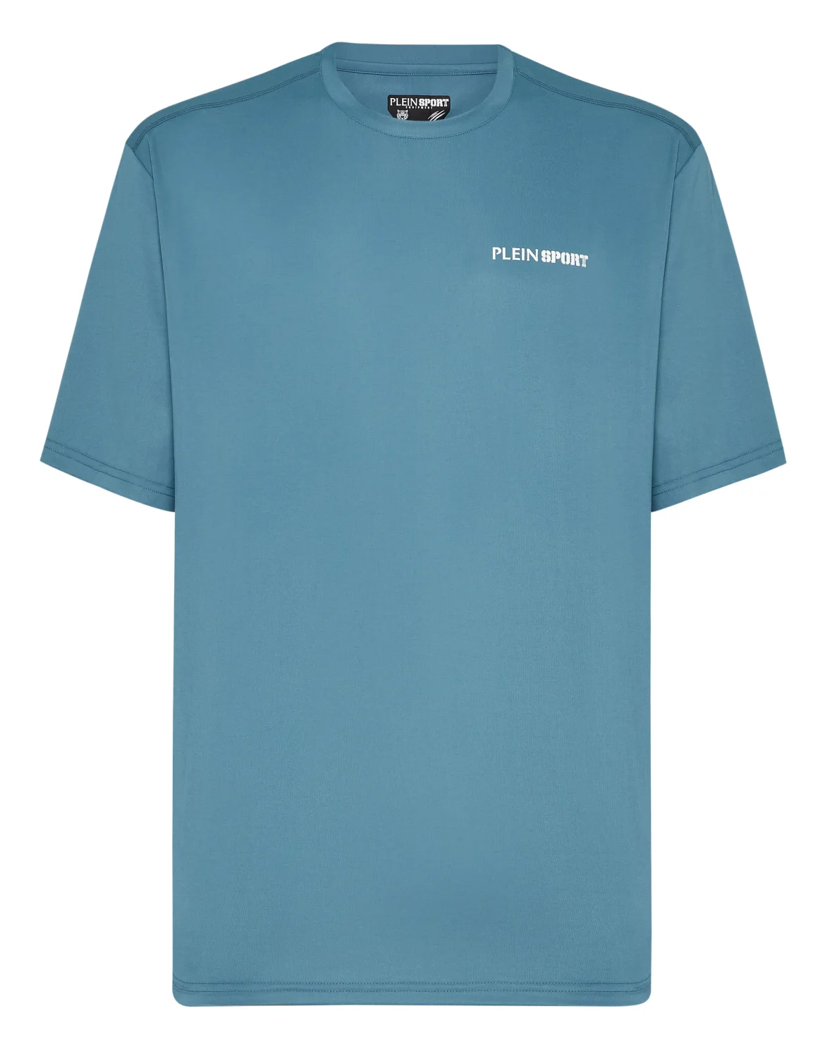 Micro Rib T-shirt Round Neck SS, цвет: Бирюзовый