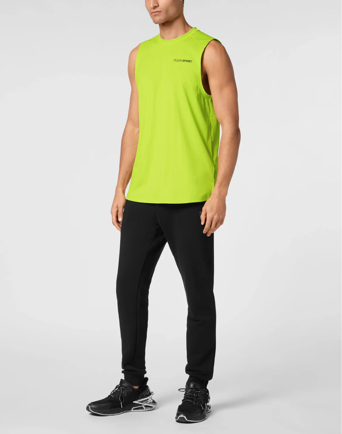 Micro Rib Tank Top Round Neck, цвет: Желтый