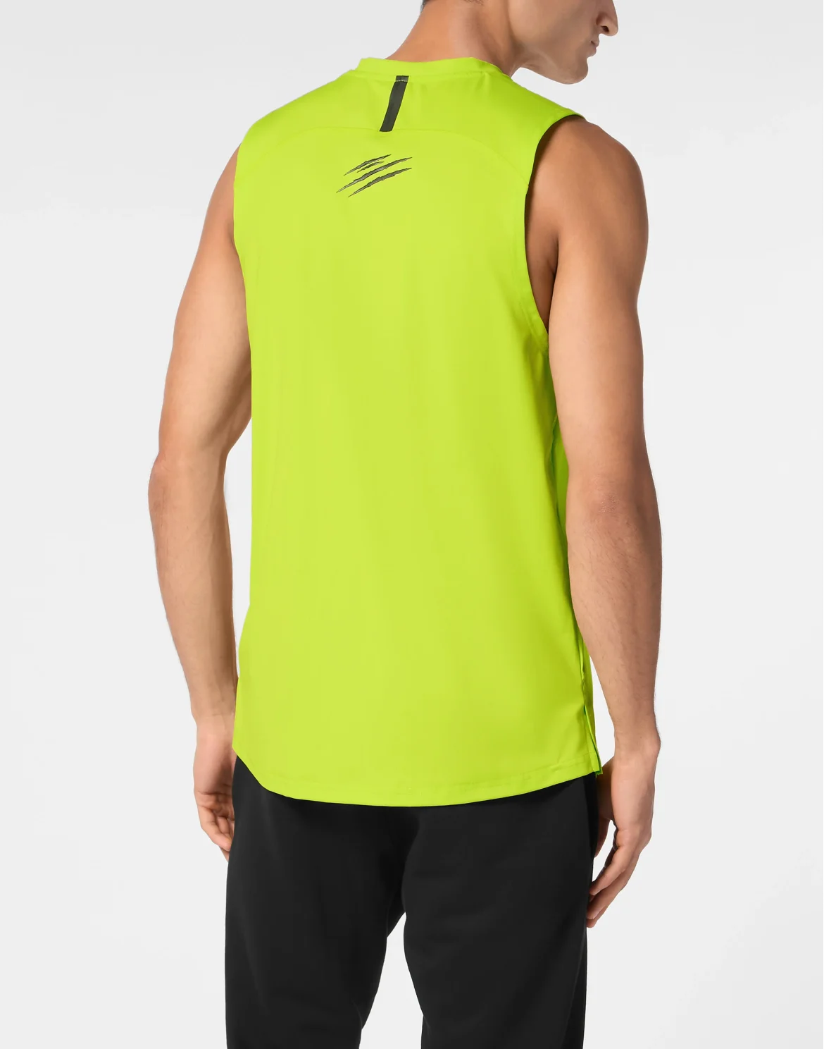 Micro Rib Tank Top Round Neck, цвет: Желтый