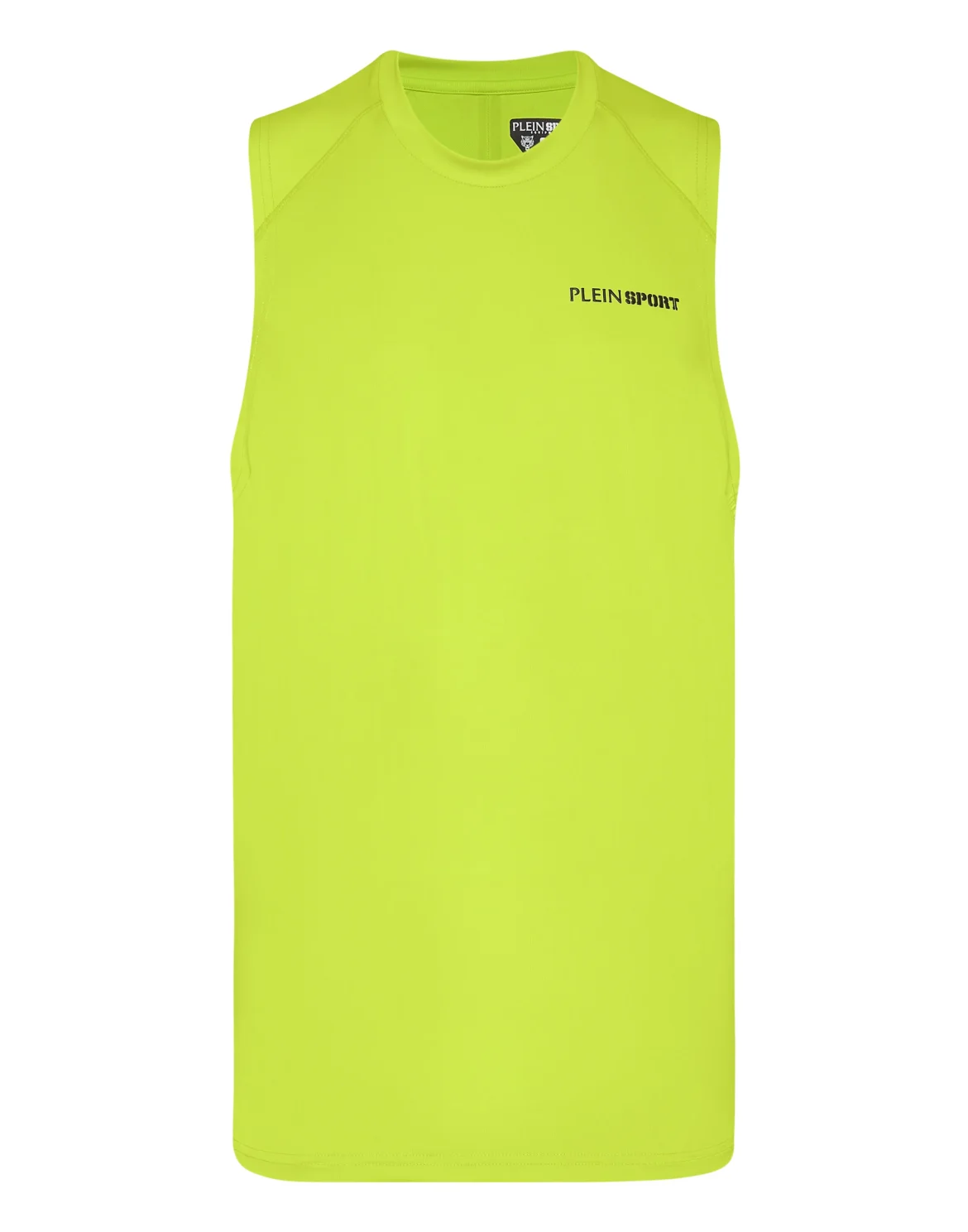 Micro Rib Tank Top Round Neck, цвет: Желтый
