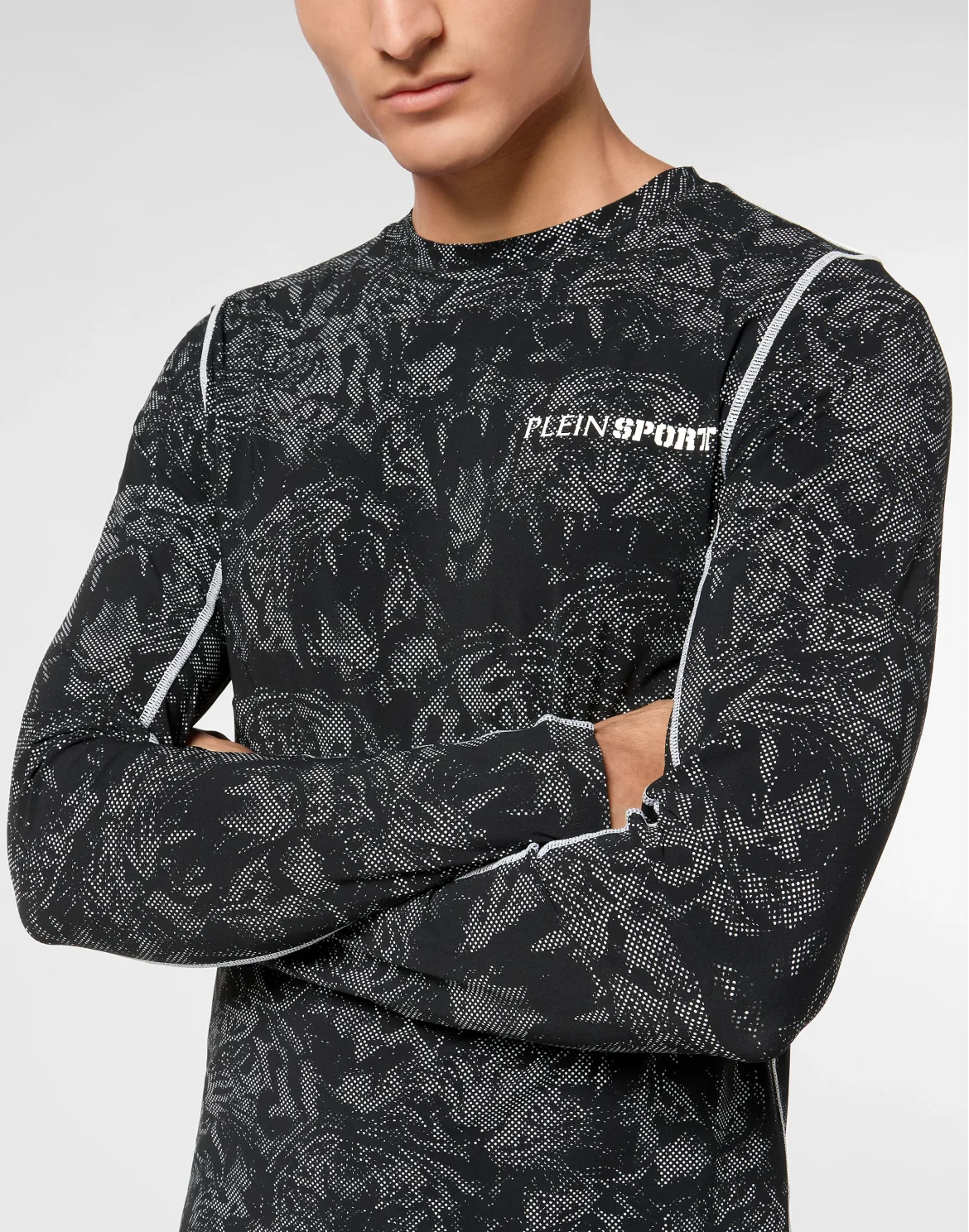 Dry-Fit T-shirt Round Neck LS Tiger, цвет: Черный