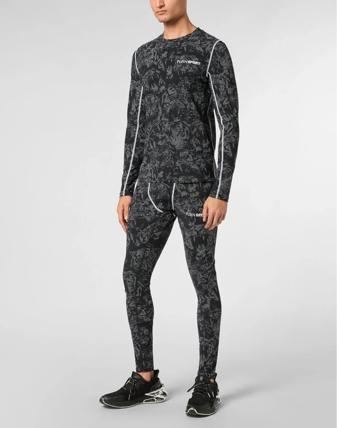 Dry-Fit T-shirt Round Neck LS Tiger, цвет: Черный