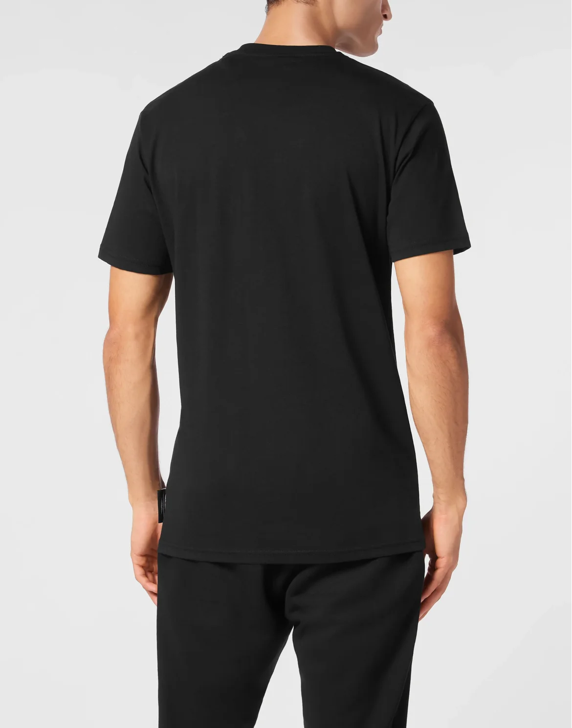 Cotton T-shirt Round Neck SS  Lamina Tiger, цвет: Черный