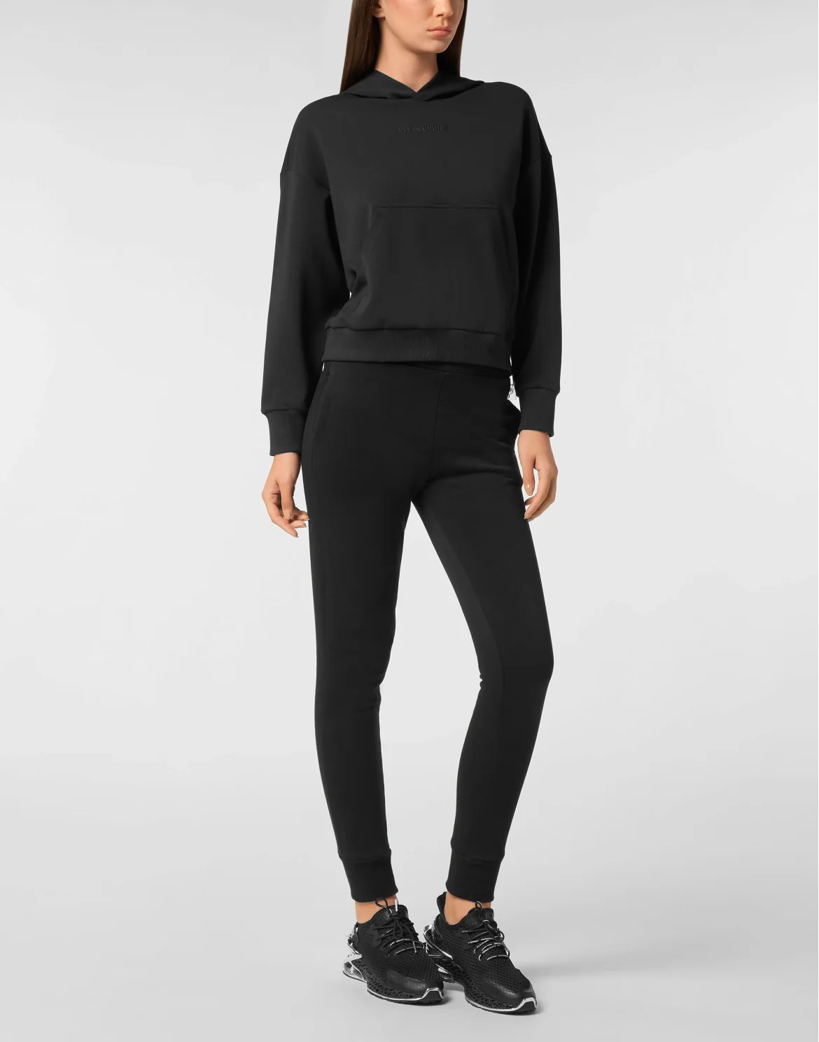 Modal Hoodie Sweatshirt LS Scratch, цвет: Черный