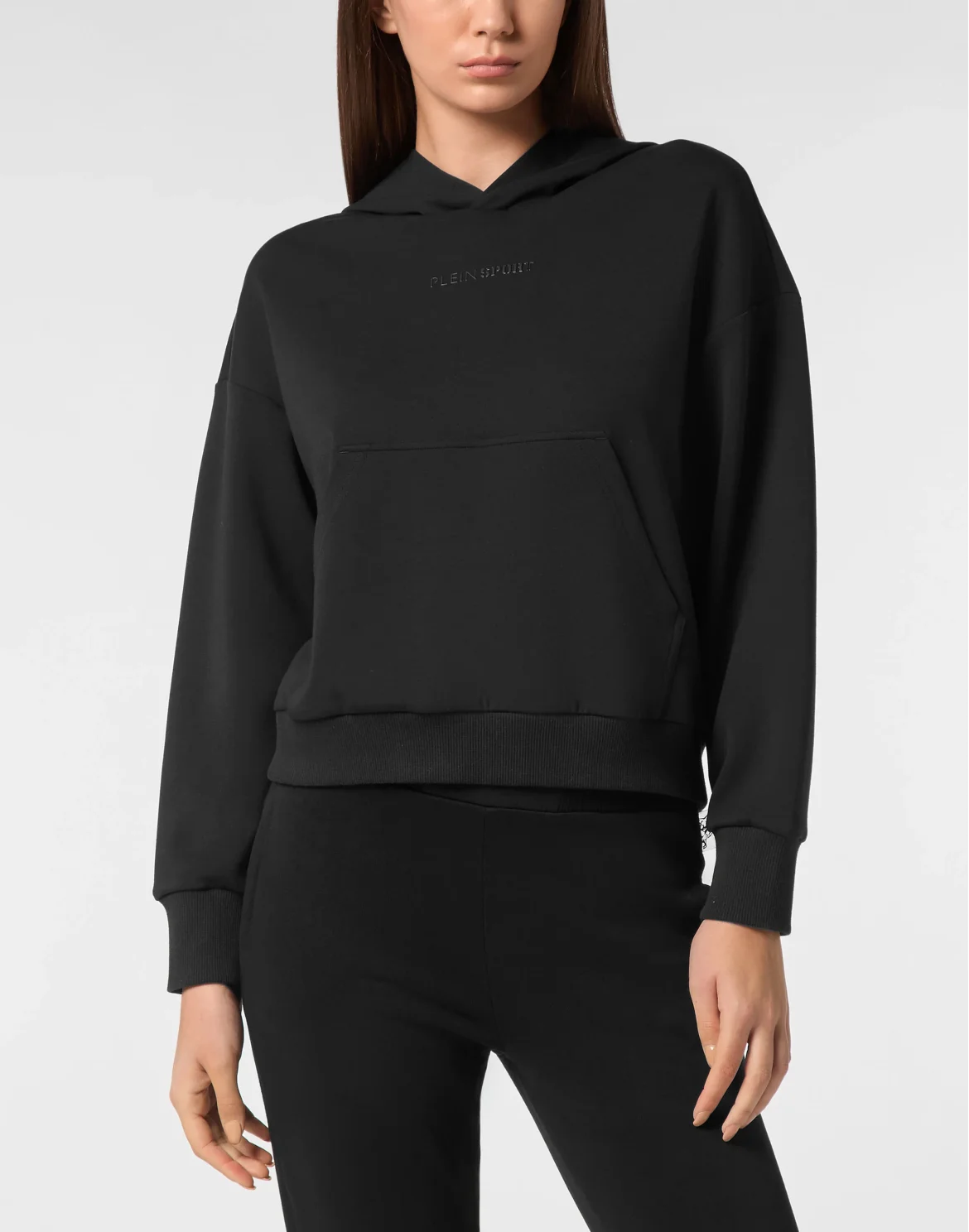 Modal Hoodie Sweatshirt LS Scratch, цвет: Черный