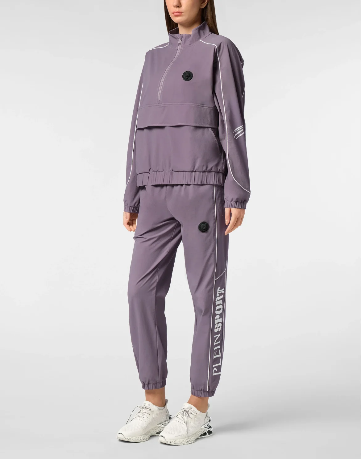 Nylon Piping Anorak LS Scratch, цвет: Сиреневый