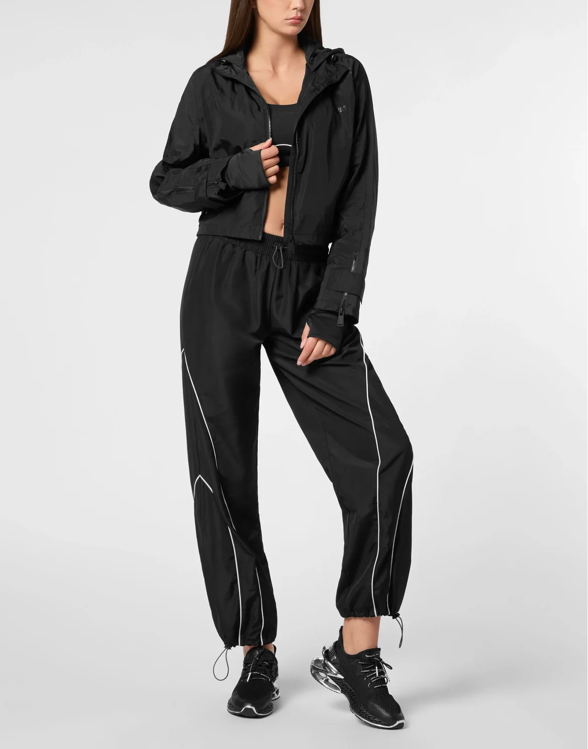 Hooded Active Jacket LS Scratch, цвет: Черный