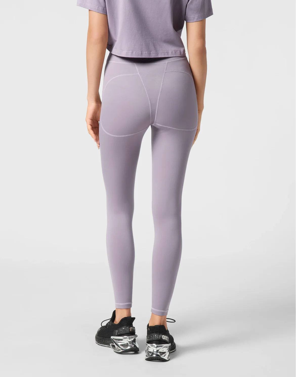 Push Up High Waisted Leggings Scratch, цвет: Сиреневый