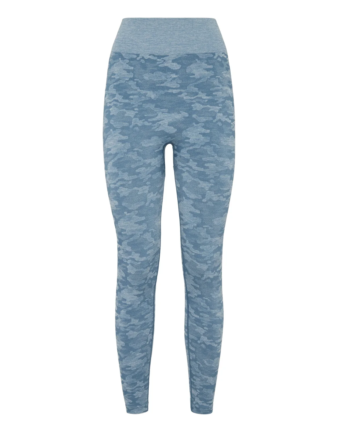 Seamless Sport Leggings Camouflage, цвет: Бирюзовый