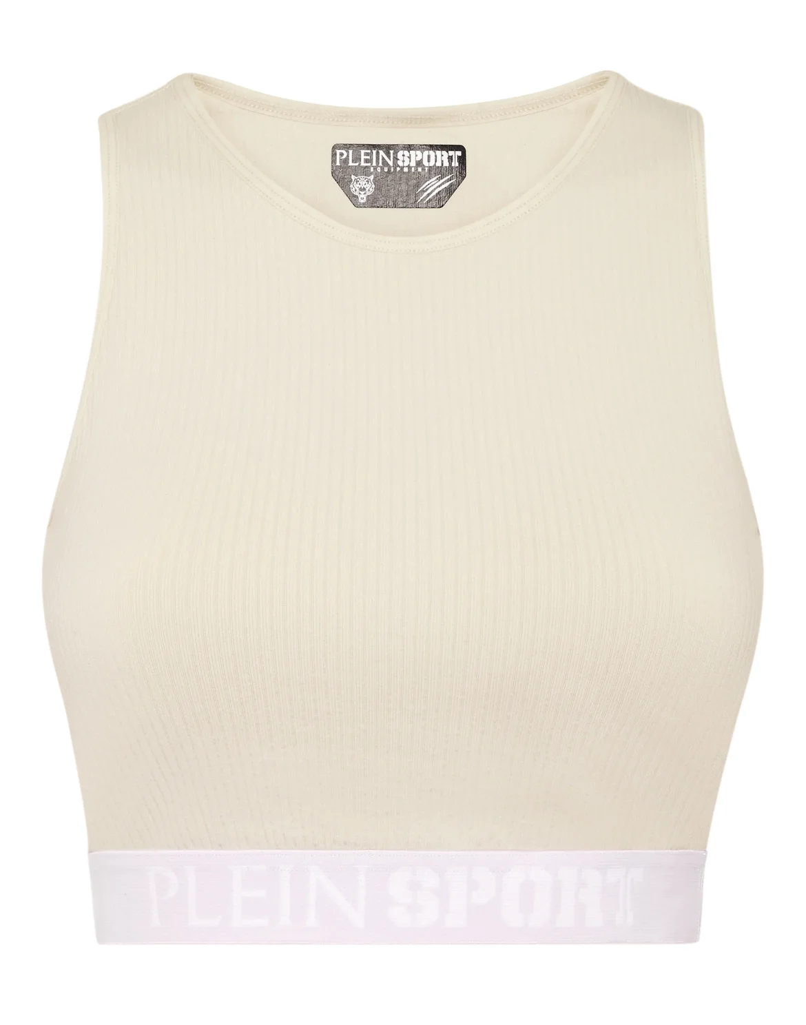 Rib Seamless Training Sport Bra Logo, цвет: Серый