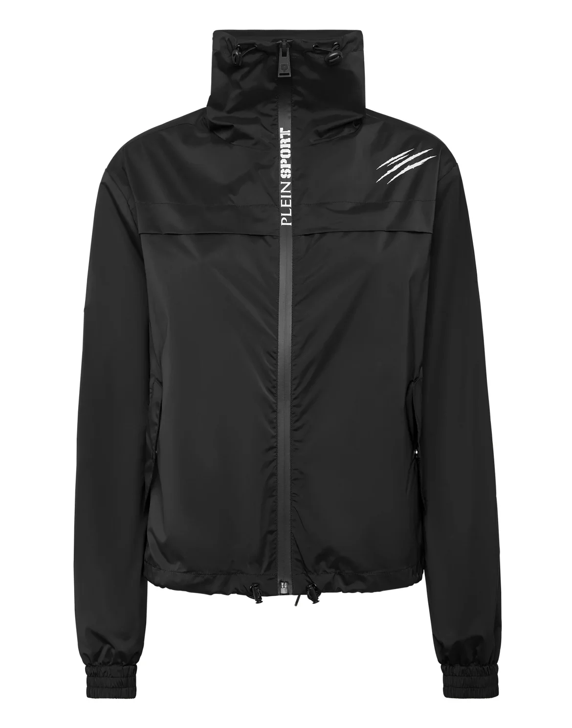 Cropped Windbreaker LS Scratch, цвет: Черный