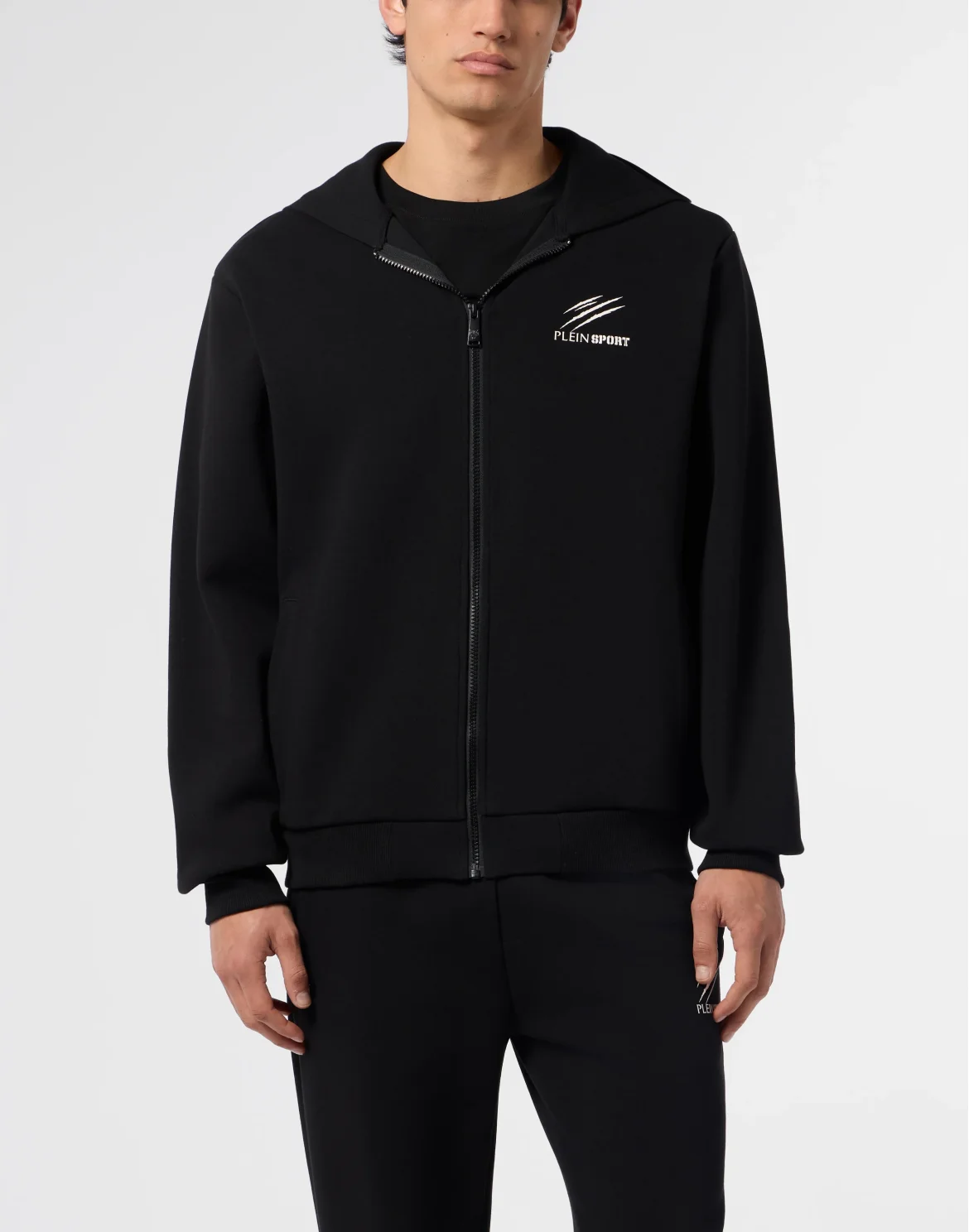 Pique Zip Hoodie Icon, цвет: Черный