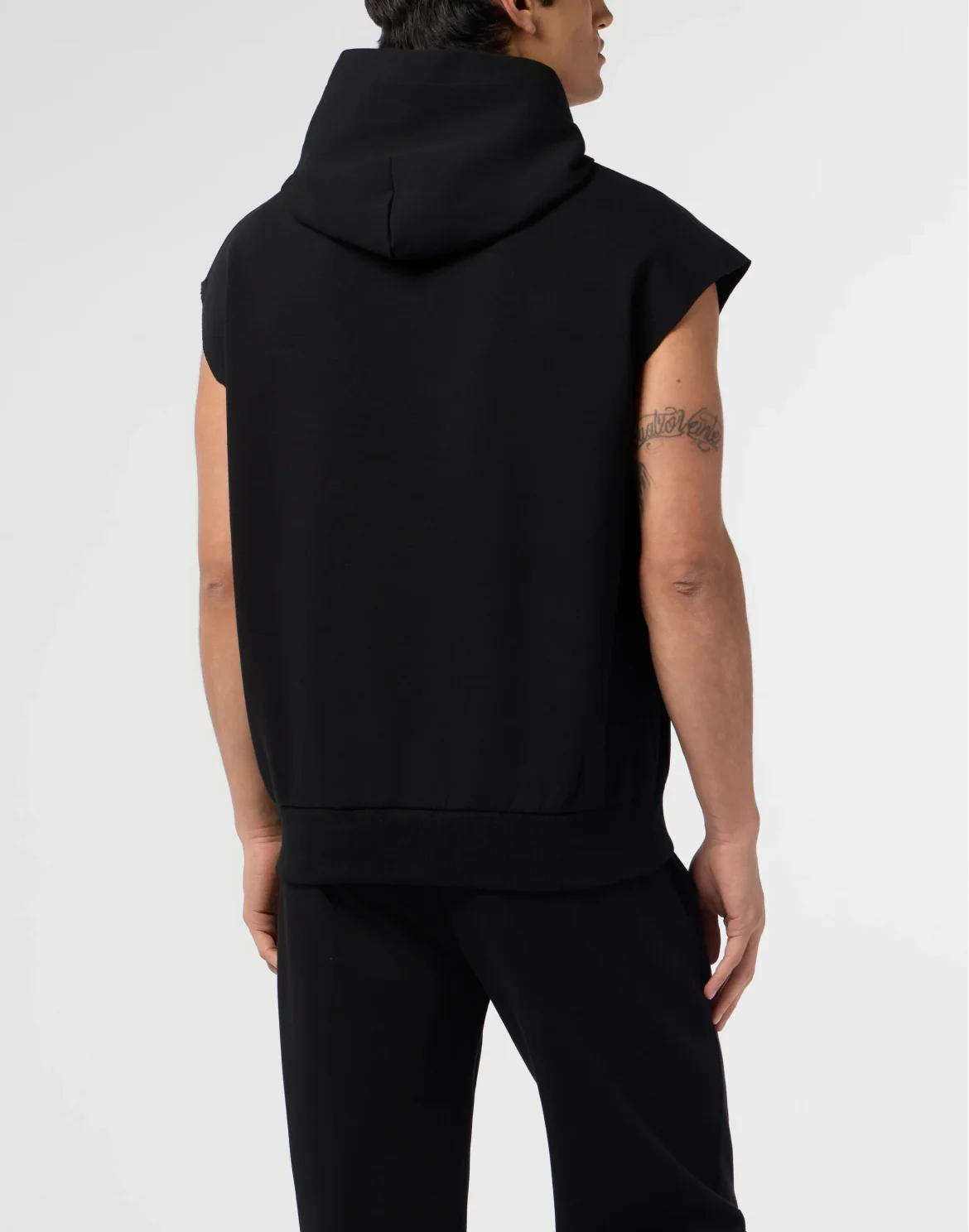 Pique Hoodie Vest Icon, цвет: Черный