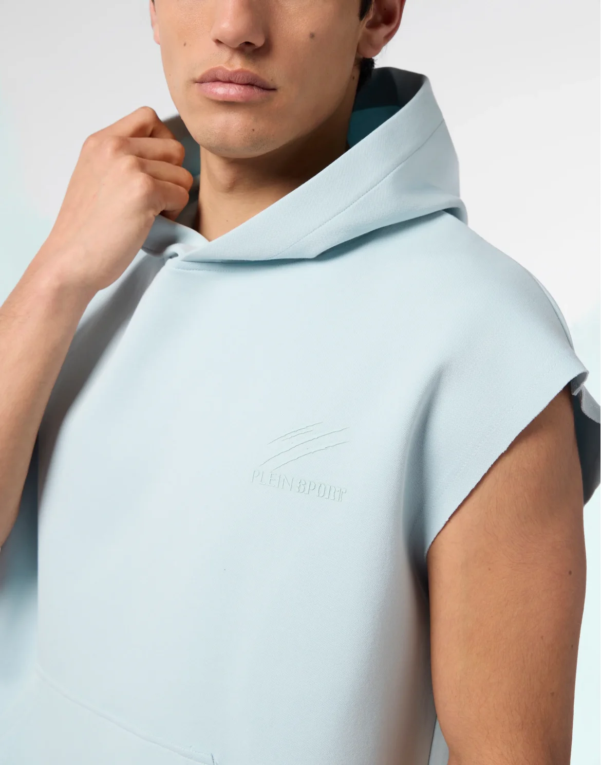 Pique Hoodie Vest Icon, цвет: Синий