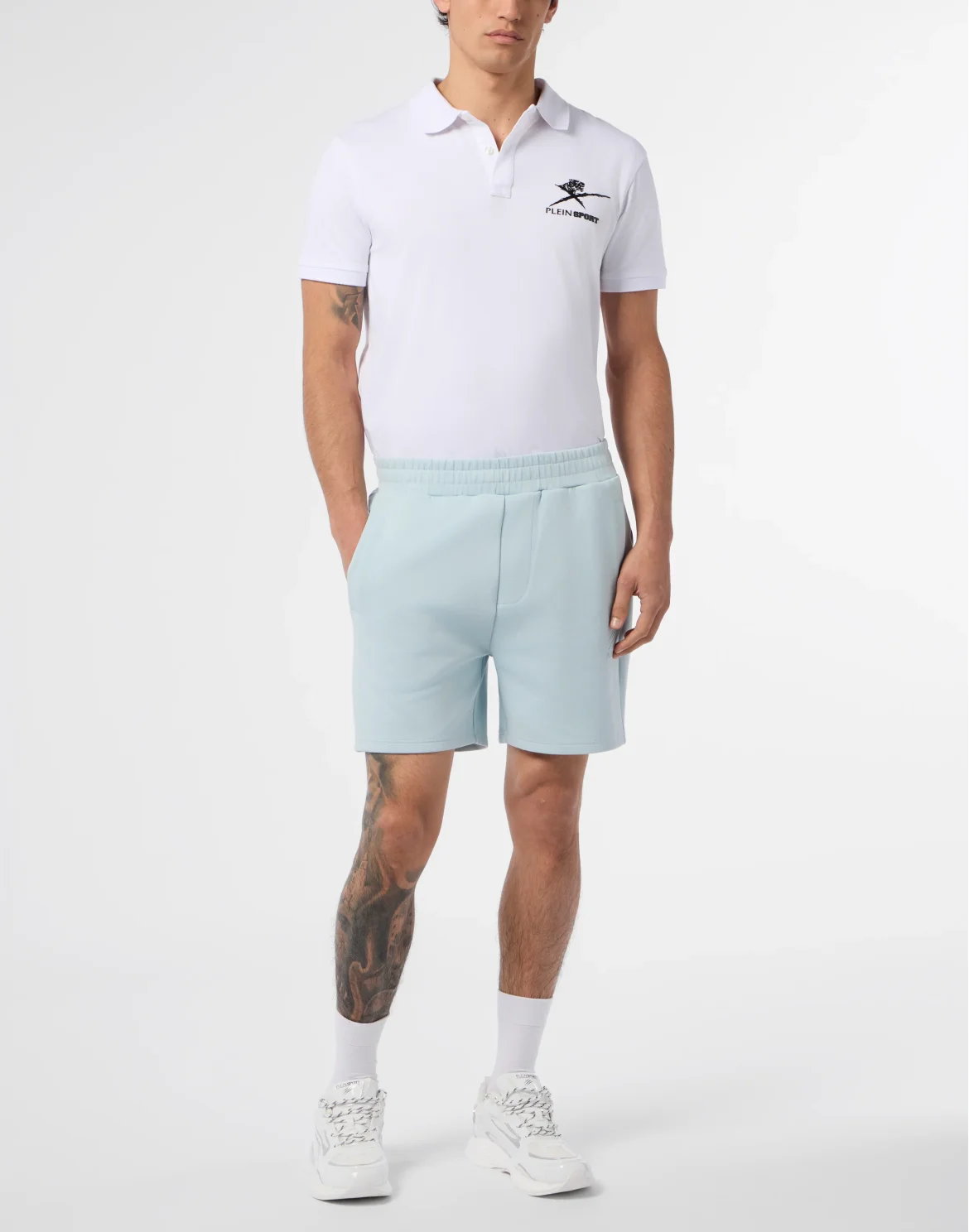 Pique Jogging Shorts Icon, цвет: Синий
