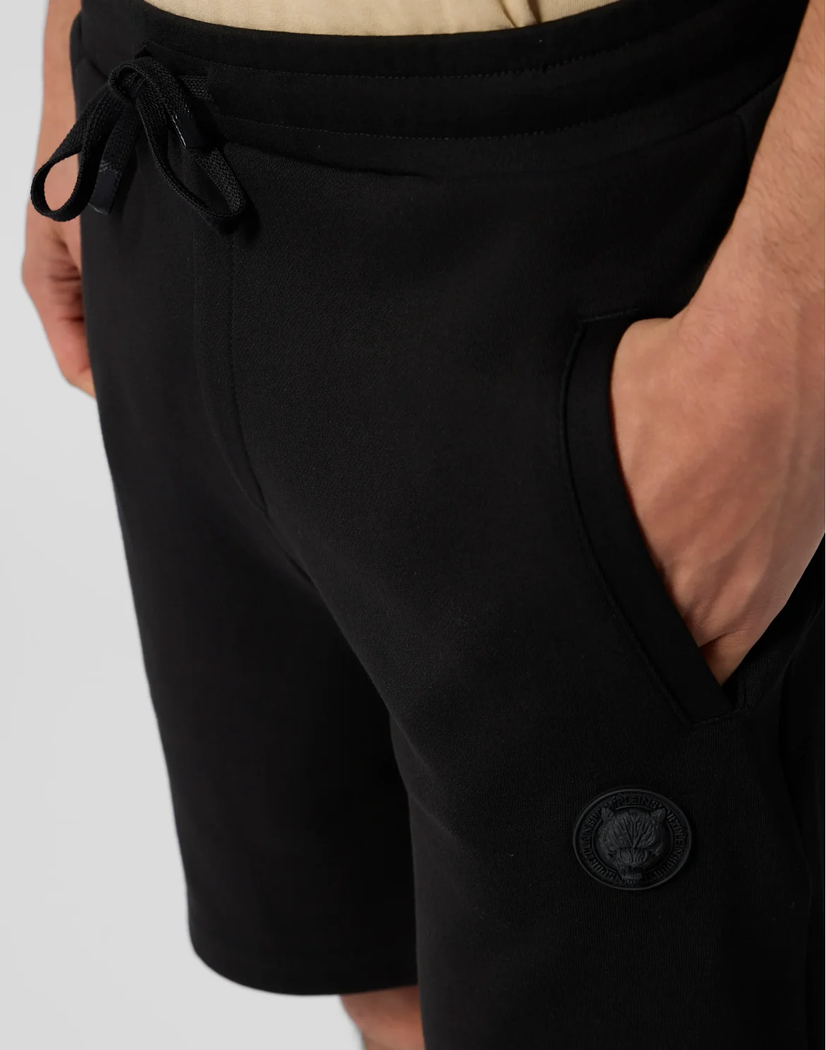 Fleece Shorts 3D Tiger, цвет: Черный