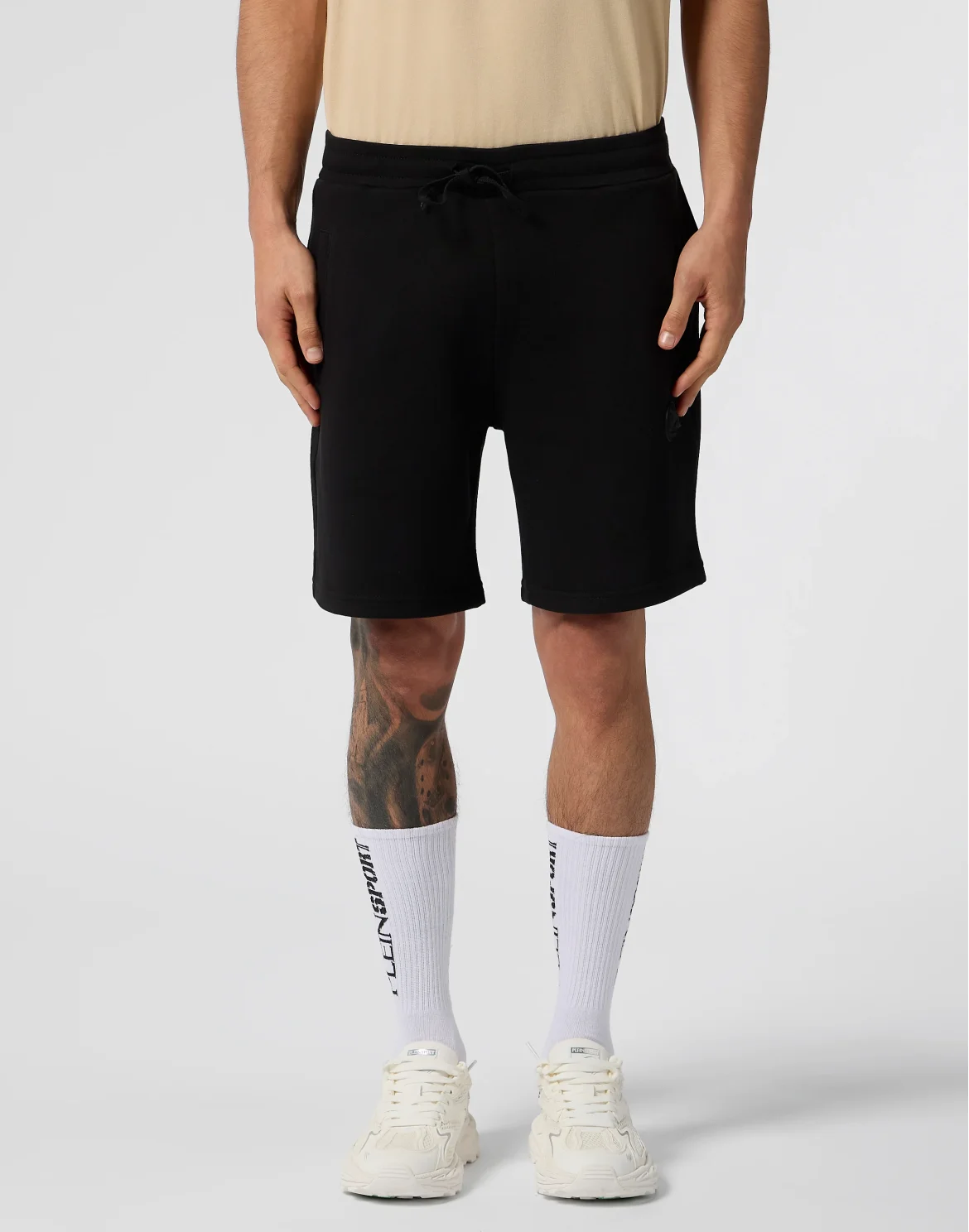 Fleece Shorts 3D Tiger, цвет: Черный