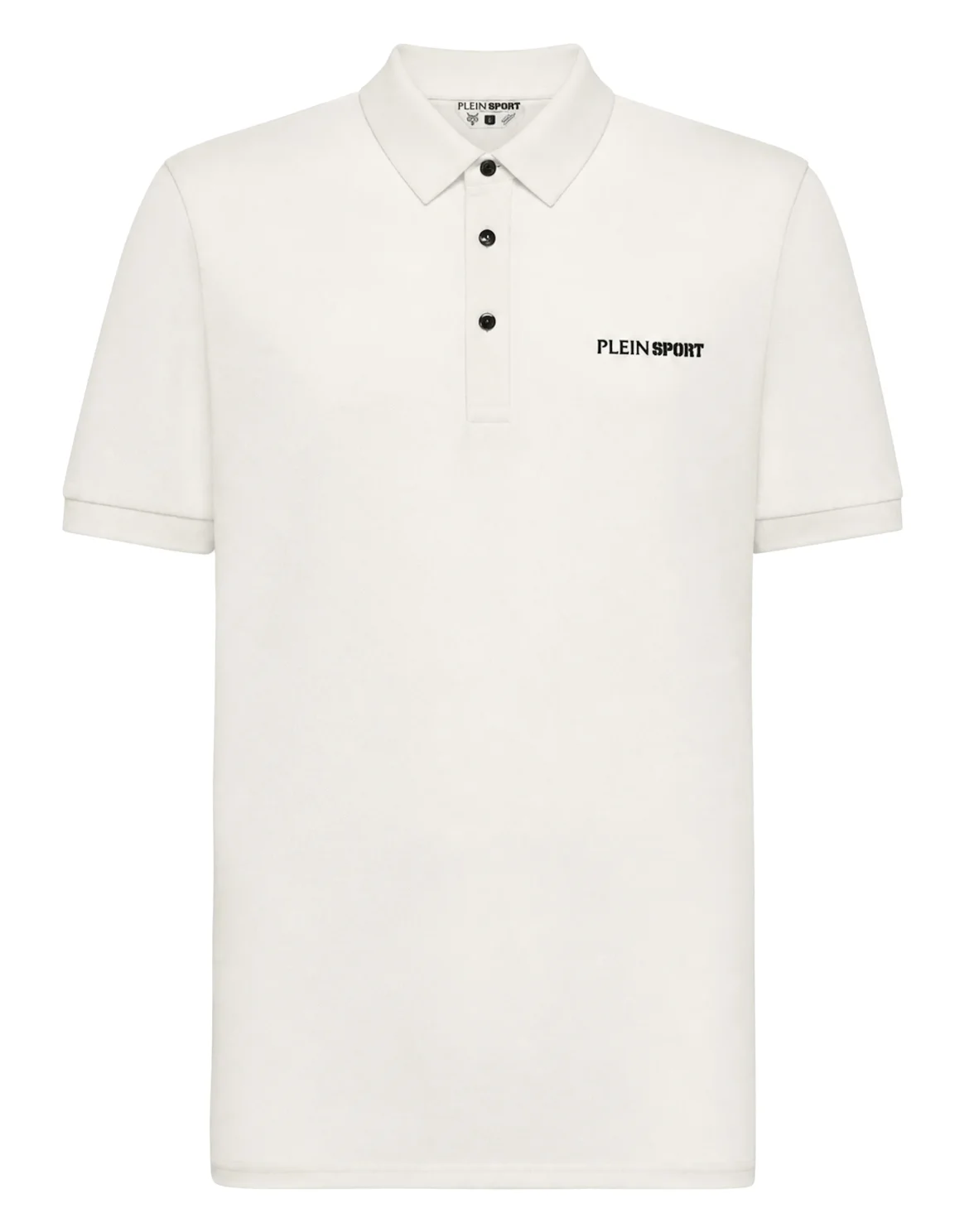 Dry-Fit Polo T-Shirt Plein Sport, цвет: Белый