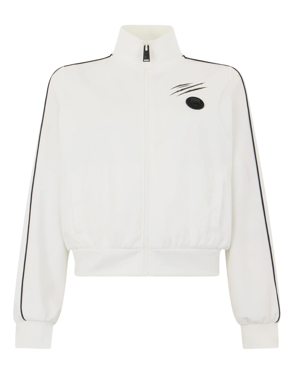 Cropped Tracksuit Jacket, цвет: Бежевый
