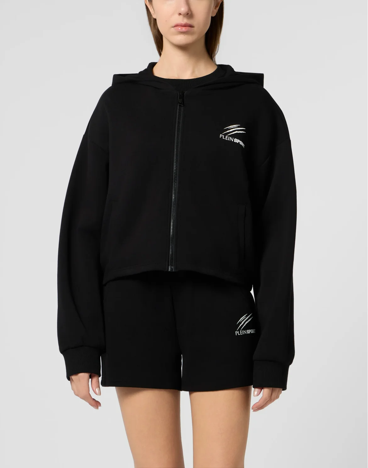 Zip Hoodie Icon Scratch, цвет: Черный