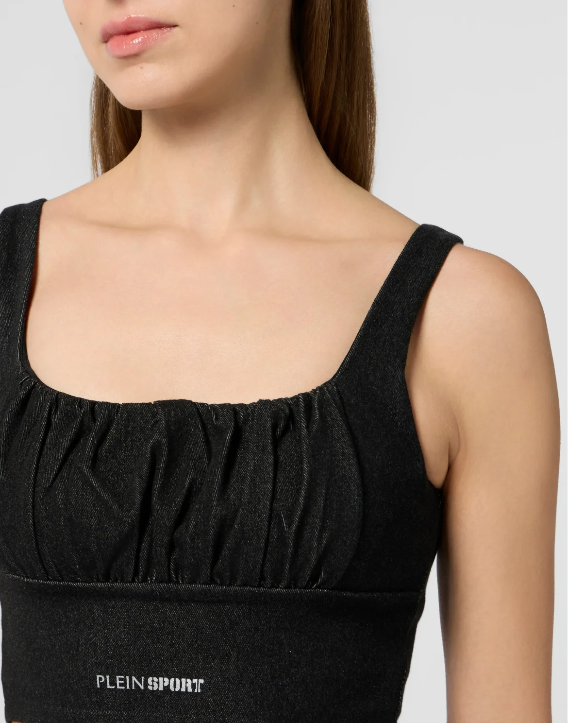 Top Denim Touch PS, цвет: Черный