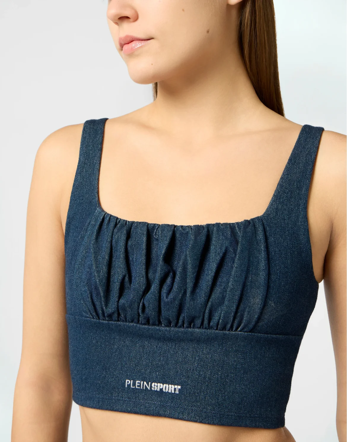 Top Denim Touch PS, цвет: Синий