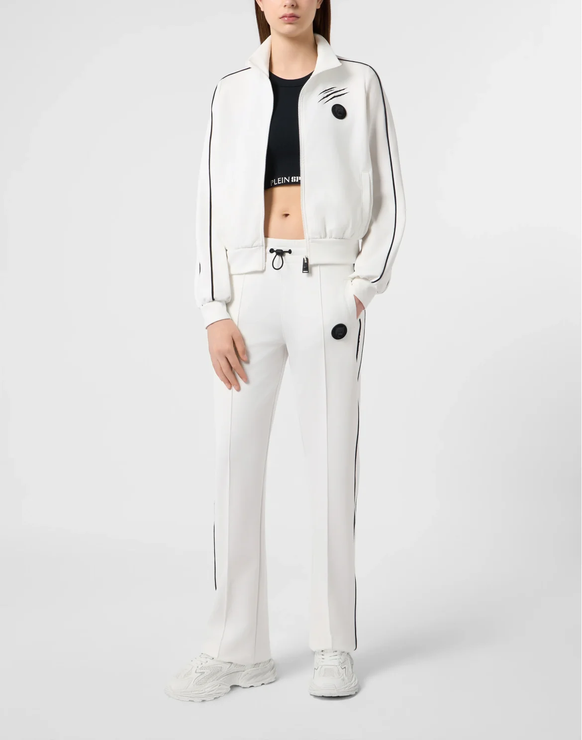 Tracksuit Pants Loose Fit, цвет: Бежевый