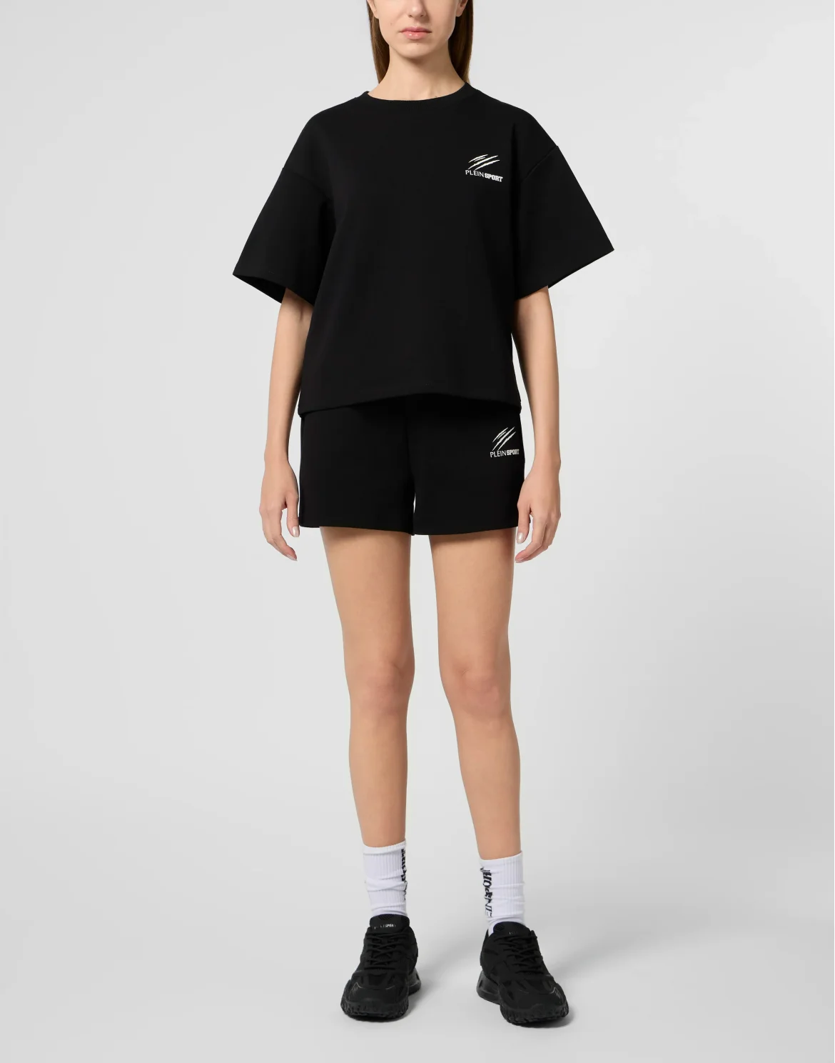Loose Fit Shorts Icon Scratch, цвет: Черный