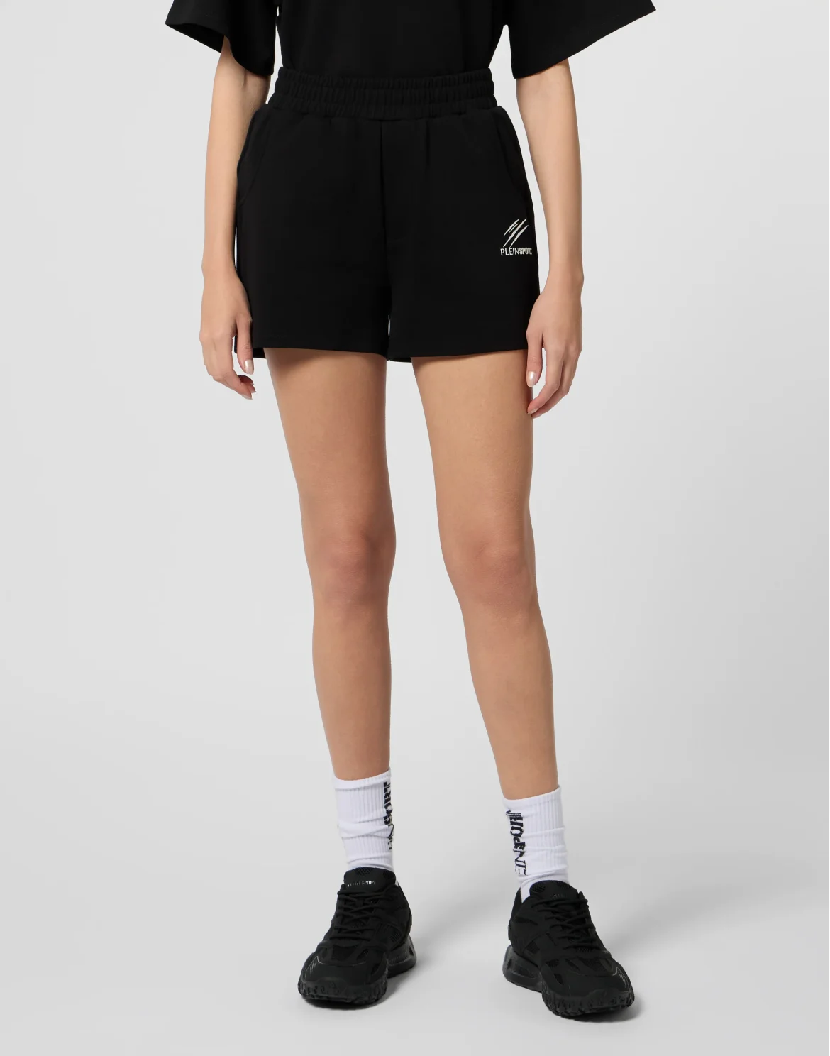 Loose Fit Shorts Icon Scratch, цвет: Черный
