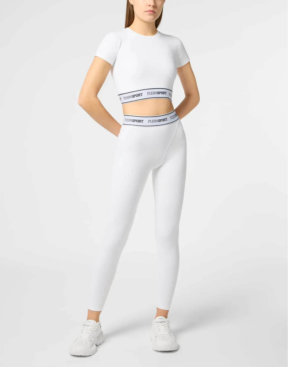 Fleece Jogging Leggings, цвет: Белый