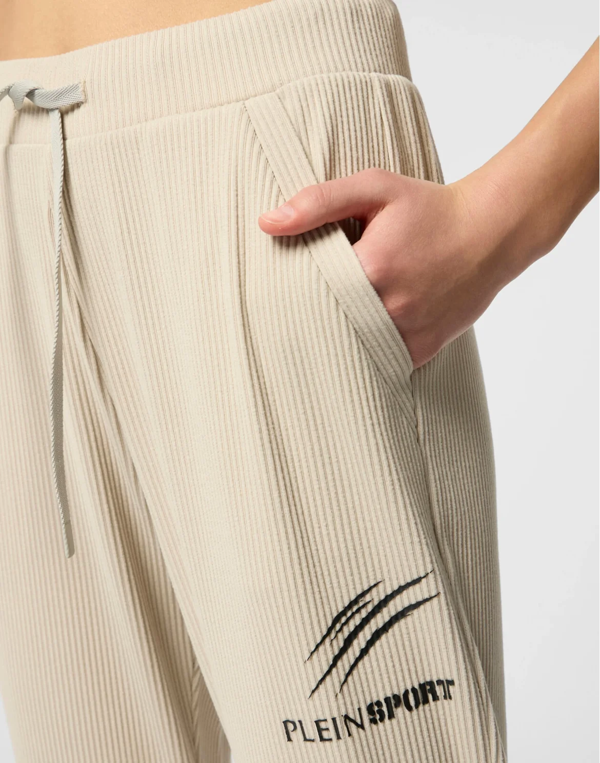 Ribbed Joggers Scratch, цвет: Бежевый