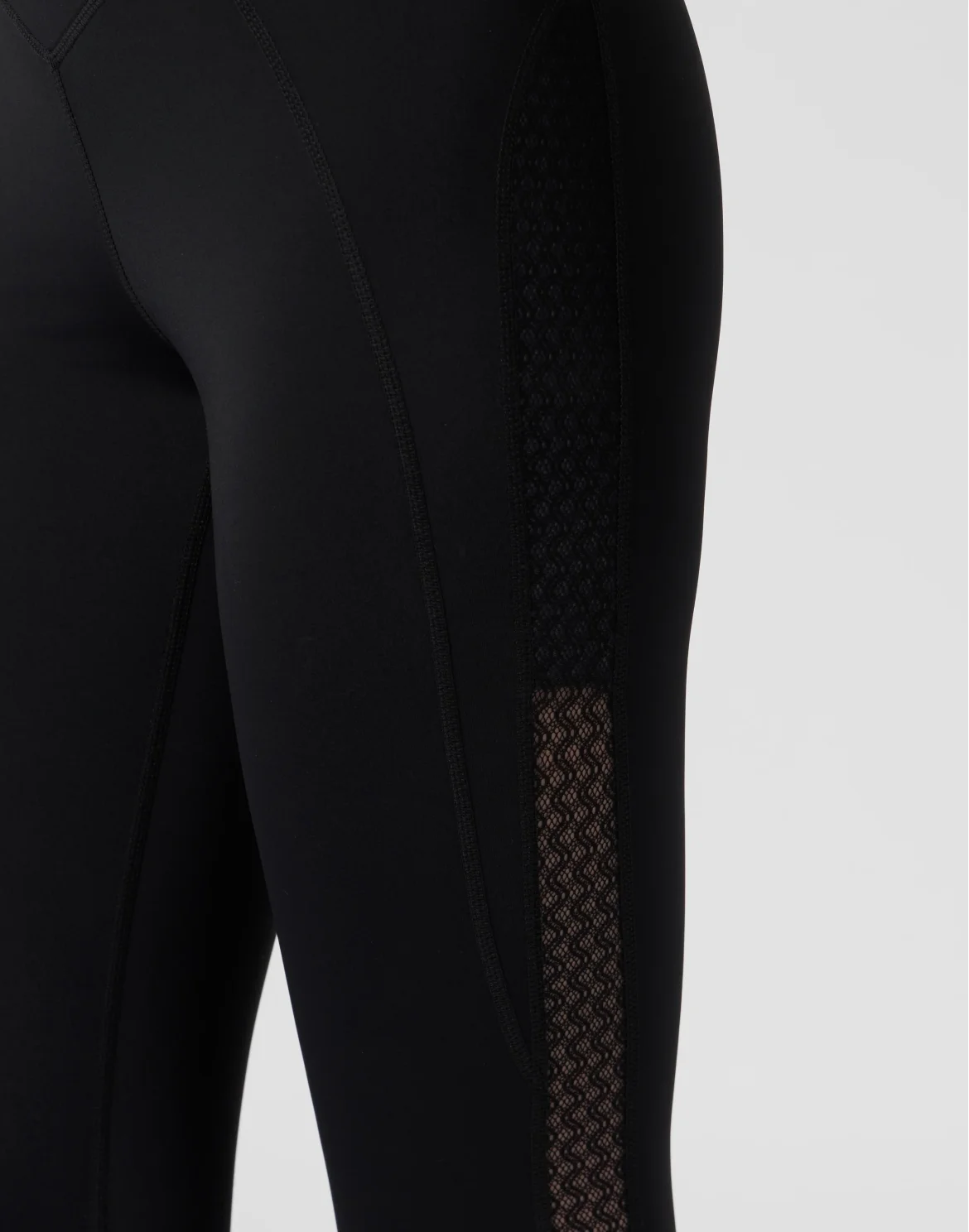 Leggings with Mesh Inserts PS, цвет: Черный