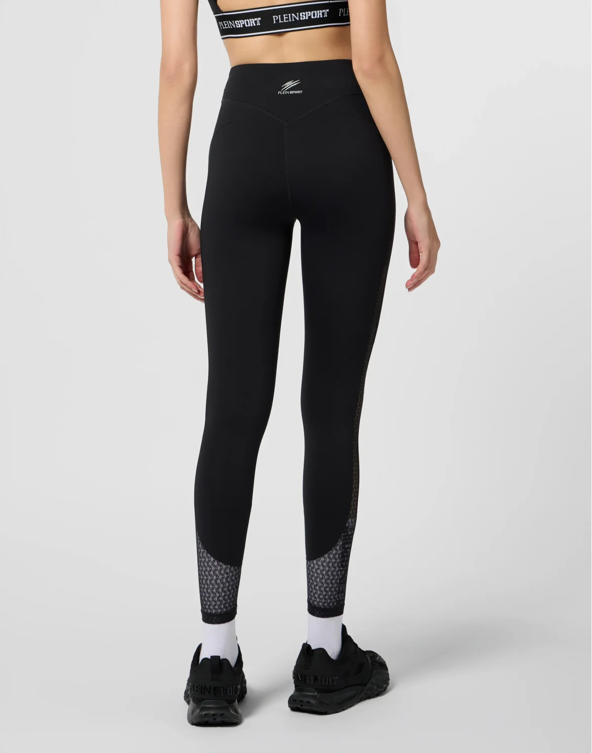 Leggings with Mesh Inserts PS, цвет: Черный