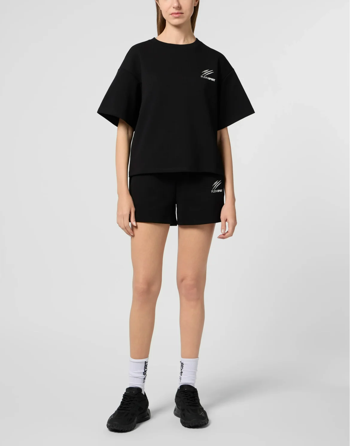 Round Neck T-Shirt Icon Scratch, цвет: Черный
