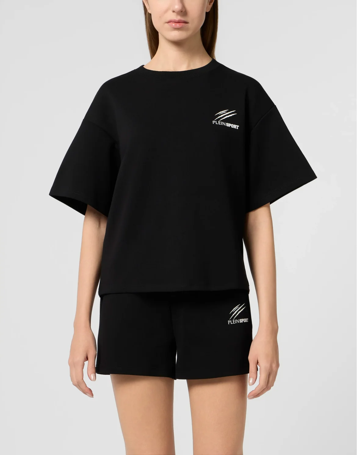 Round Neck T-Shirt Icon Scratch, цвет: Черный