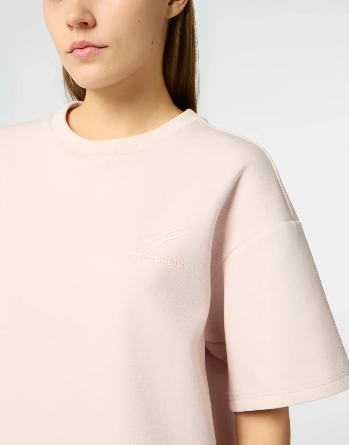 Round Neck T-Shirt Icon Scratch, цвет: Розовый
