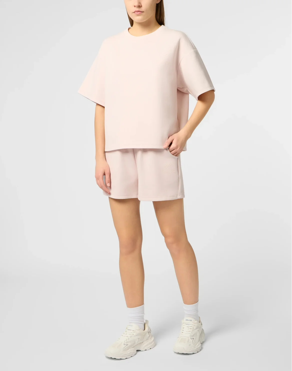 Round Neck T-Shirt Icon Scratch, цвет: Розовый